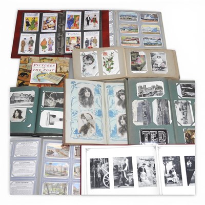 Lot 661 - A collection of early 20th century postcard...