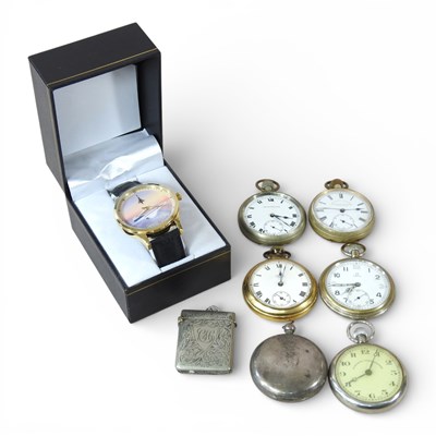 Lot 305 - An early 20th century Railway Timekeeper...