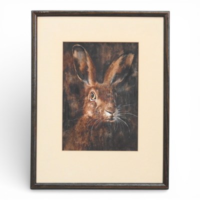 Lot 586 - English school, contemporary, a Brown Hare,...