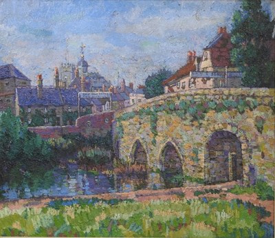 Lot 9 - Mary Godwin, 1887-1960, Abingdon Bridge,...