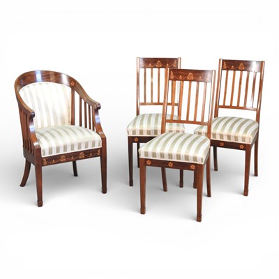 Lot 530 - An early 20th century continental fruitwood...
