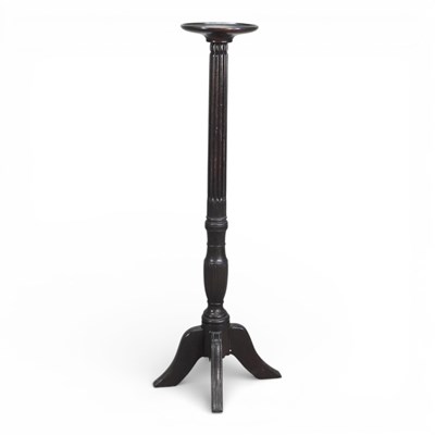 Lot 363 - A mid 20th century Danish mahogany torchere,...