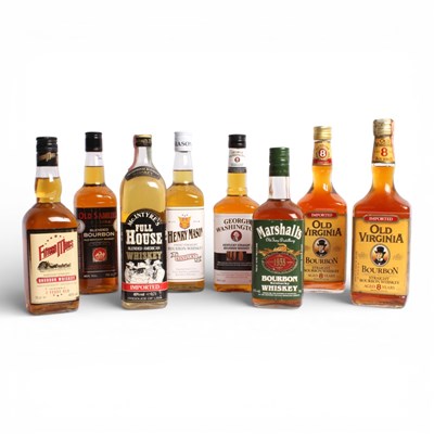 Lot 86 - Eight American Bourbon Whiskeys, to include...