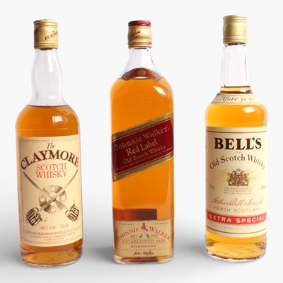Lot 88 - Three bottles of whisky to include 'Bell's',...