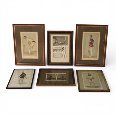 Lot 594 - A collection of cricketing and billiards...