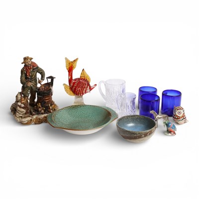 Lot 228 - A collection of mixed glassware and ceramics,...