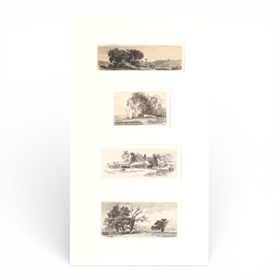 Lot 244 - Miles Edmund Cotman (Norwich, 1810-1858), four...