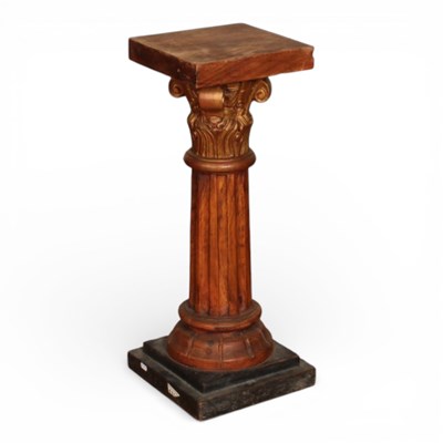 Lot 541 - A carved wood jardinière stand, in the form of...