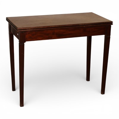 Lot 507 - A 19th century mahogany side table/card table,...