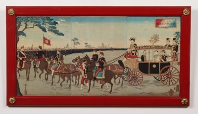 Lot 442 - Inoue Yasuji (1864-1889), The Emperor Meiji...