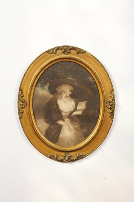 Lot 122 - A late 18th century stipple engraving of a...