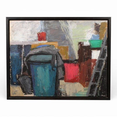 Lot 220 - J. Preger (contemporary), The Artist's Studio,...