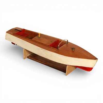 Lot 193 - An Aquila water-lily motor launch