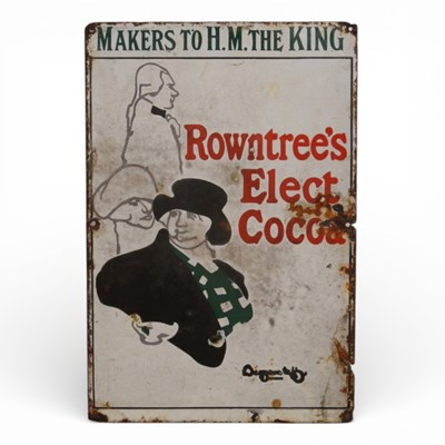 Lot 320 - A enamel sign, Beggarstaff Brothers of...
