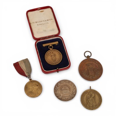 Lot 68 - A collection of medals, to include a 1900...