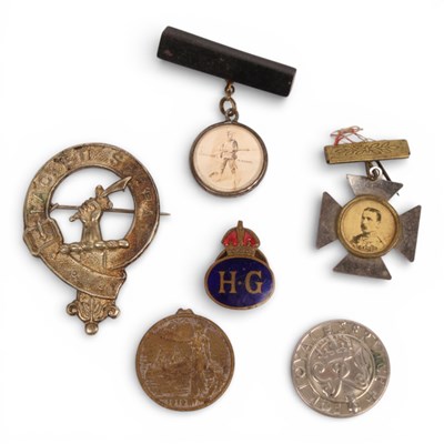 Lot 71 - A Scottish Matheson clan badge, inscribed Fac...