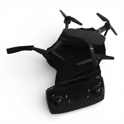 Lot 478 - A foldable quadcopter drone in padded carrying...