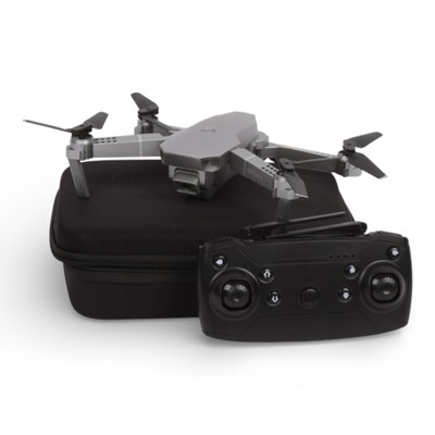 Lot 480 - A foldable quadcopter drone in padded carrying...