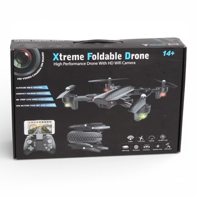 Lot 482 - A Xtreme pro foldable drone with hd camera.