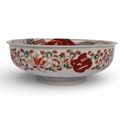 Lot 194 - A Japanese Imari porcelain bowl, 26x9cmH.