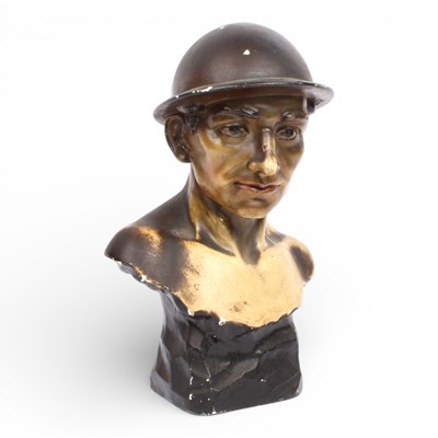 Lot 451 - J. Domisse (Belgian, 1876-1955), a head and...
