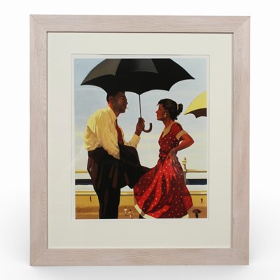 Lot 698 - Jack Vettriano (b.1951), courting couple,...