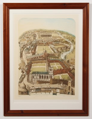 Lot 105 - Glynn Thomas (b.1946), Cambridge Courts,...