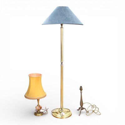 Lot 626 - A collection of three lamps including two...