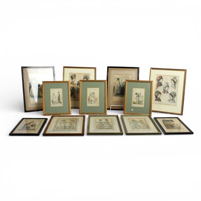 Lot 622 - A collection of twelve fashion prints, some...