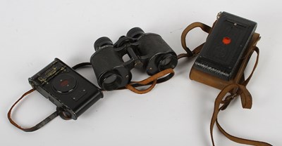 Lot 321 - A pair of World War II binoculars, together...