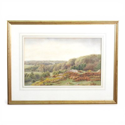 Lot 259 - Arthur Beavor Wynne, 1837-1906, landscape with...