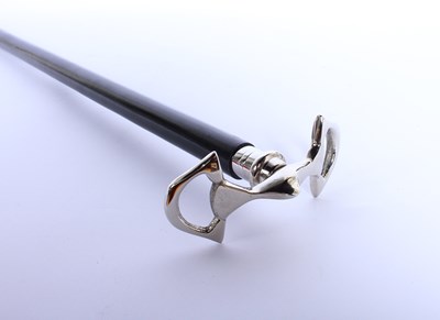 Lot 223 - A walking stick, with a double bottle opener...