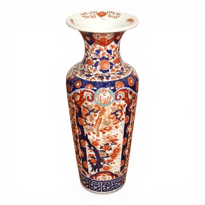 Lot 127 - A Japanese Imari porcelain vase, h.62cm
