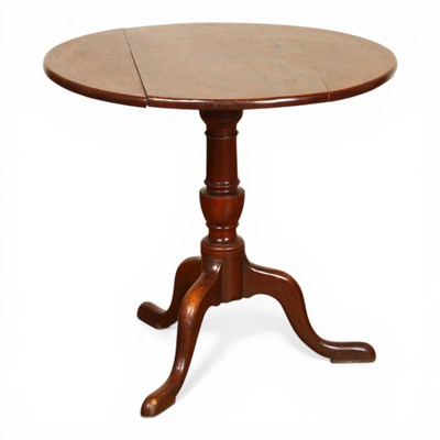 Lot 689 - A 19th century mahogany tripod occasional...