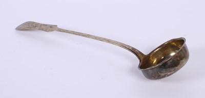 Lot 30 - A continental white metal fiddle pattern...