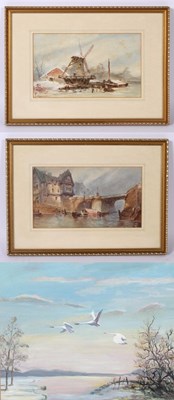 Lot 351 - C. Mandy (19th century), a pair of landscapes,...