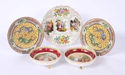 Lot 232 - A collection of porcelain, including two...