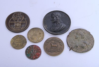 Lot 104 - A collection of commemorative tokens including...