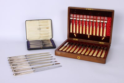 Lot 59 - A collection of primarily silver handled...