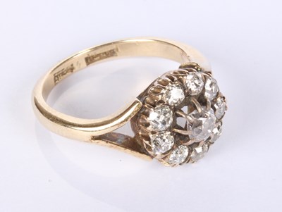 Lot 29 - An 18 carat yellow gold old European cut...