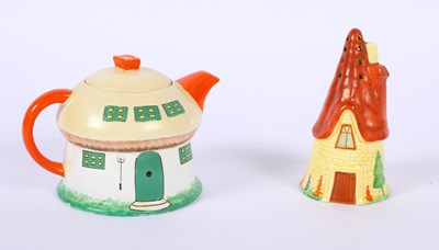 Lot 236 - An Art Deco Shelley teapot designed by Mabel...