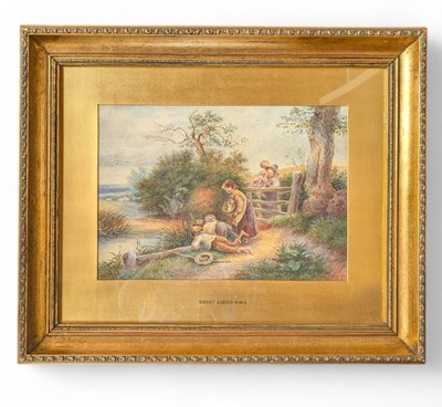 Lot 471 - Myles Birket Foster RWS (British, 1825-1899),...