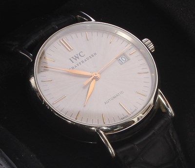 Lot 9 - An IWC (International Watch Co) Portofino...