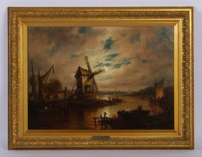 Lot 285 - John Moore (British, 1824-1908), A Mill on the...