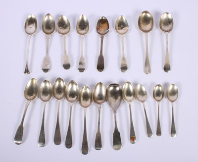 Lot 32 - A collection of primarily 19th century silver...