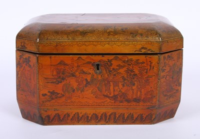 Lot 212 - A 19th century Chinese black and gilt...