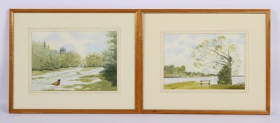 Lot 345 - R. Reilly (contemporary), country landscapes,...