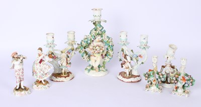 Lot 158 - An 18th century Derby porcelain figured...