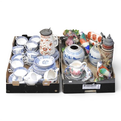 Lot 669 - A 19th century Staffordshire pearlware figure...