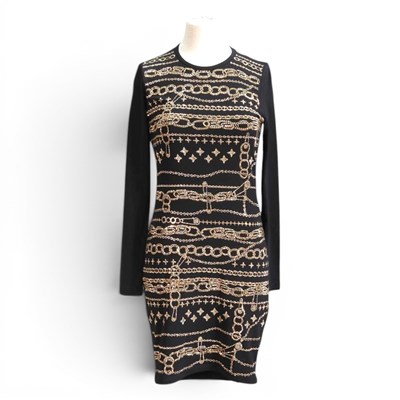 Lot 246 - A Versus Versace beaded black dress, with...